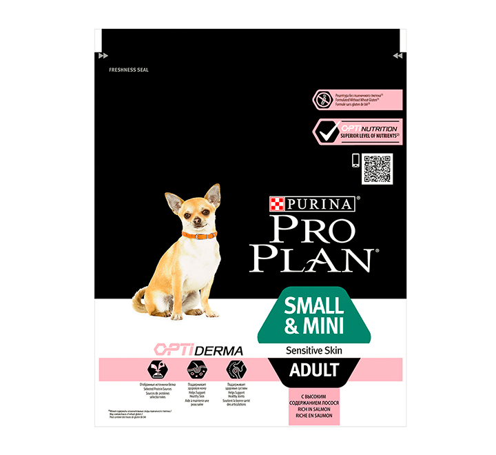 Сухой корм для собак Purina Pro Plan Small & Mini Sensitive OptiDerma - фото 3 Сухой корм для собак Purina Pro Plan Small & Mini Sensitive OptiDerma - фото 3