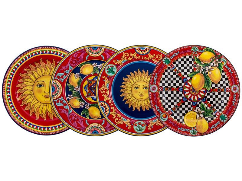 Набор из четырех фарфоровых тарелок Lefard Dolche 27 см (922-063)