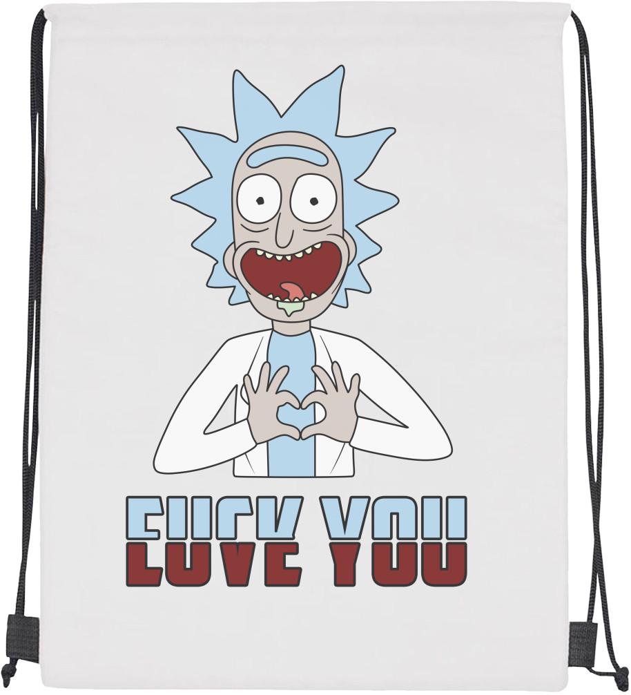 Мішок спортивний Rick And Morty Love Рік і Морті (20299161) Мішок спортивний Rick And Morty Love Рік і Морті (20299161)