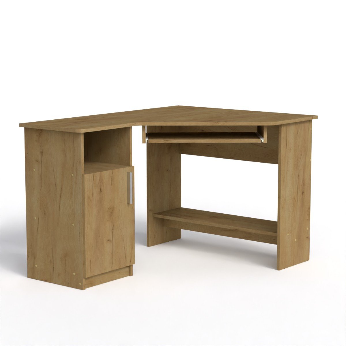 Стіл комп'ютерний Компаніт СУ 14 120х90х74,9 см Дуб крафт золотий (66f00bd2e46f9163b52628a7)