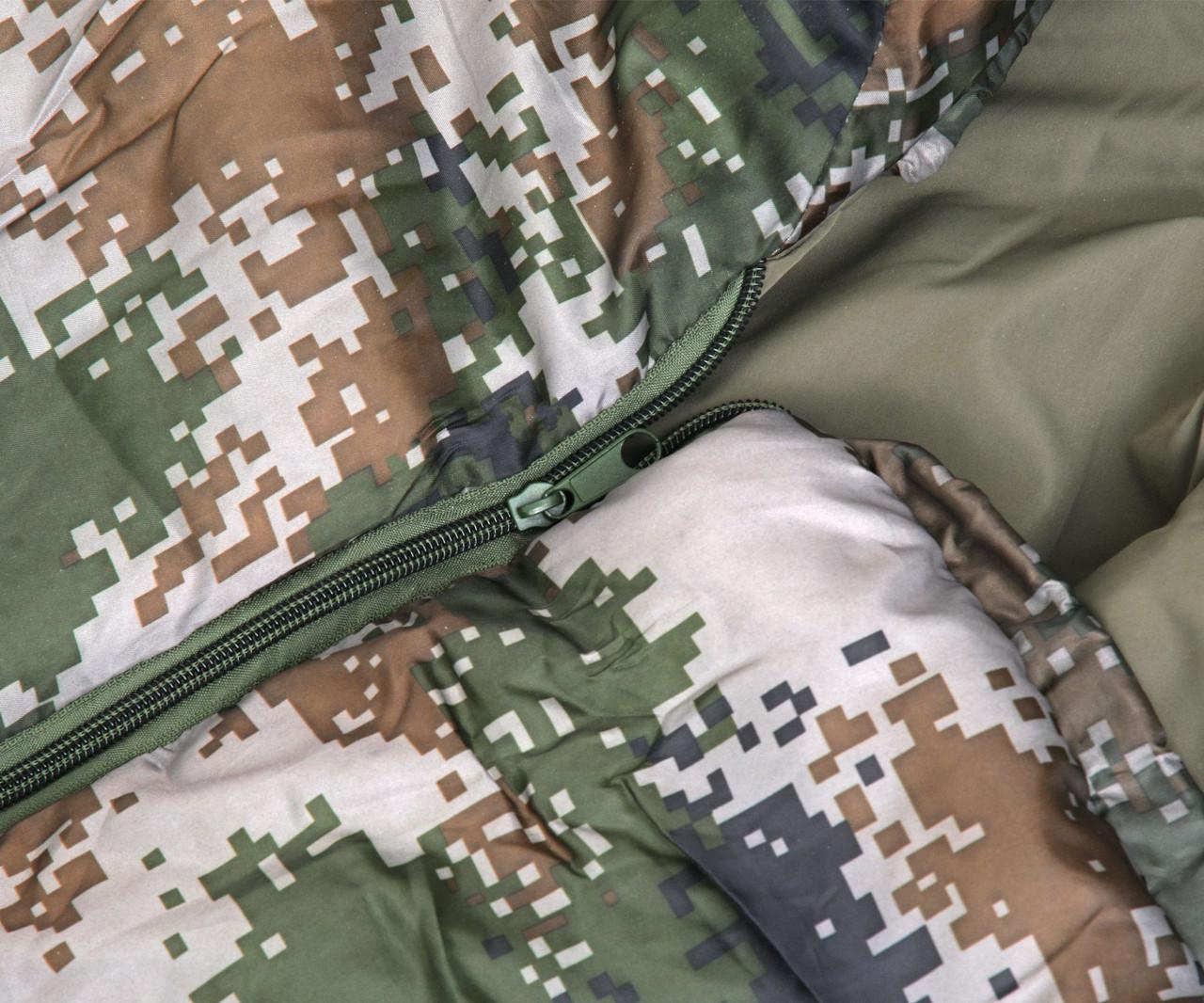 Спальний мішок Mil-Tec Pilot Flecktarn Green (2675500051) - фото 3 Спальний мішок Mil-Tec Pilot Flecktarn Green (2675500051) - фото 3