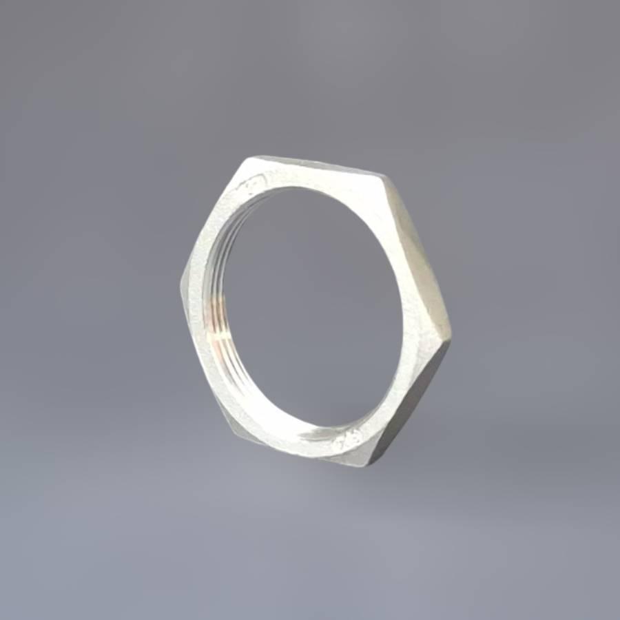 Контргайка муфтовая нержавеющая Ду50 2" н/ж сталь AISI304 резьба BSPP G2" Class 150 (PN20) - фото 13 Контргайка муфтовая нержавеющая Ду50 2" н/ж сталь AISI304 резьба BSPP G2" Class 150 (PN20) - фото 13