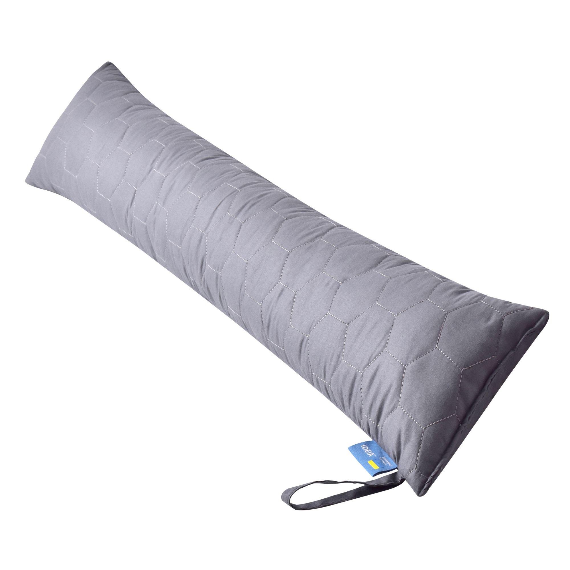 Подушка-валик утеплитель для окон и дверей IDEIA антиаллергенная 15х90 см Графитовый (26083)