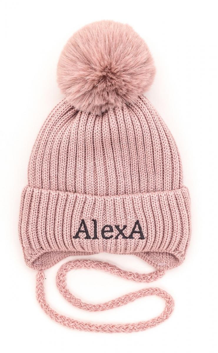 Шапка детская зимняя Alex Джейн 38-42 см Пудровый