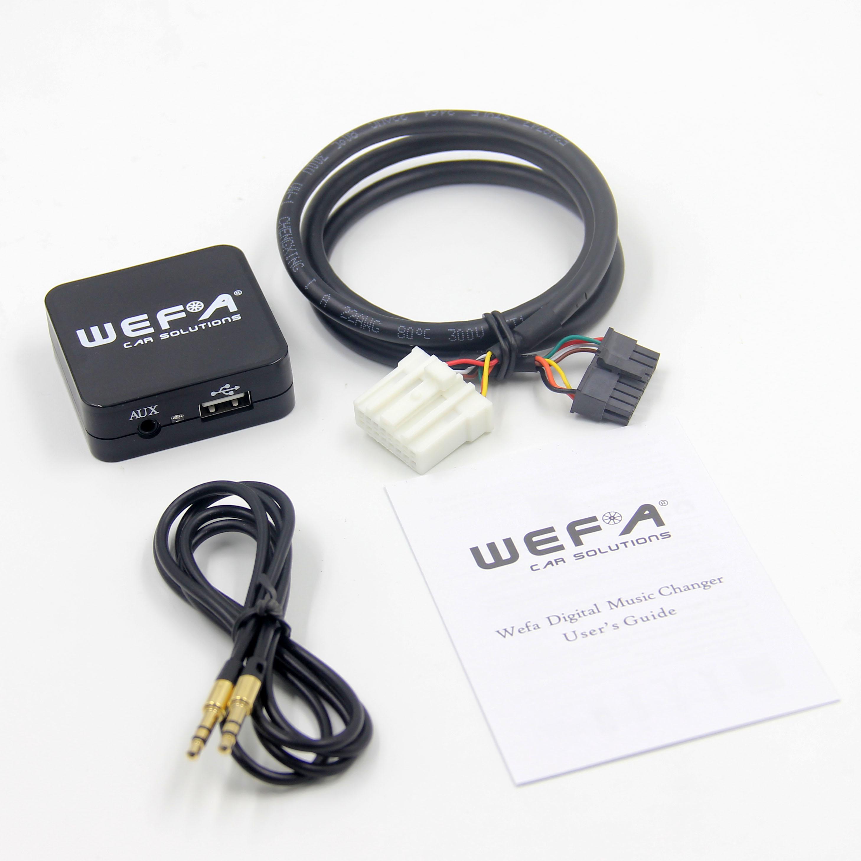 Автомобильный MP3 адаптер Wefa tech WF-605 MP3/USB/AUX для Mazda