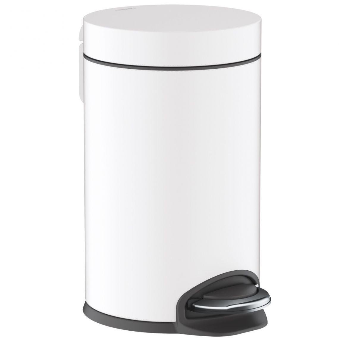 Відро для сміття Hansgrohe AddStoris 3 л Білий матовий (41775700) Відро для сміття Hansgrohe AddStoris 3 л Білий матовий (41775700)