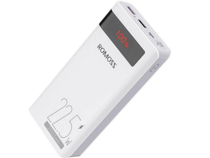 Повербанк Romoss Sense8PF 30000 мАч Белый (18-52-4П1009-584-01)