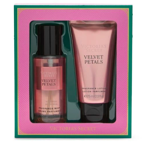 Набор подарков Victoria's Secret Velvet Petals Mini Mist Lotion Duo спрей и лосьон