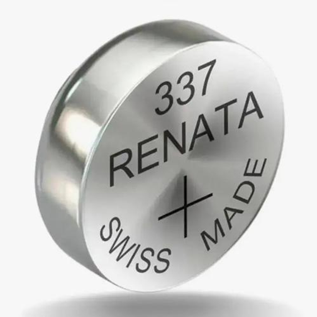 Батарейка часовая Renata R337 SR416SW Silver Oxide 1 шт. (3088)