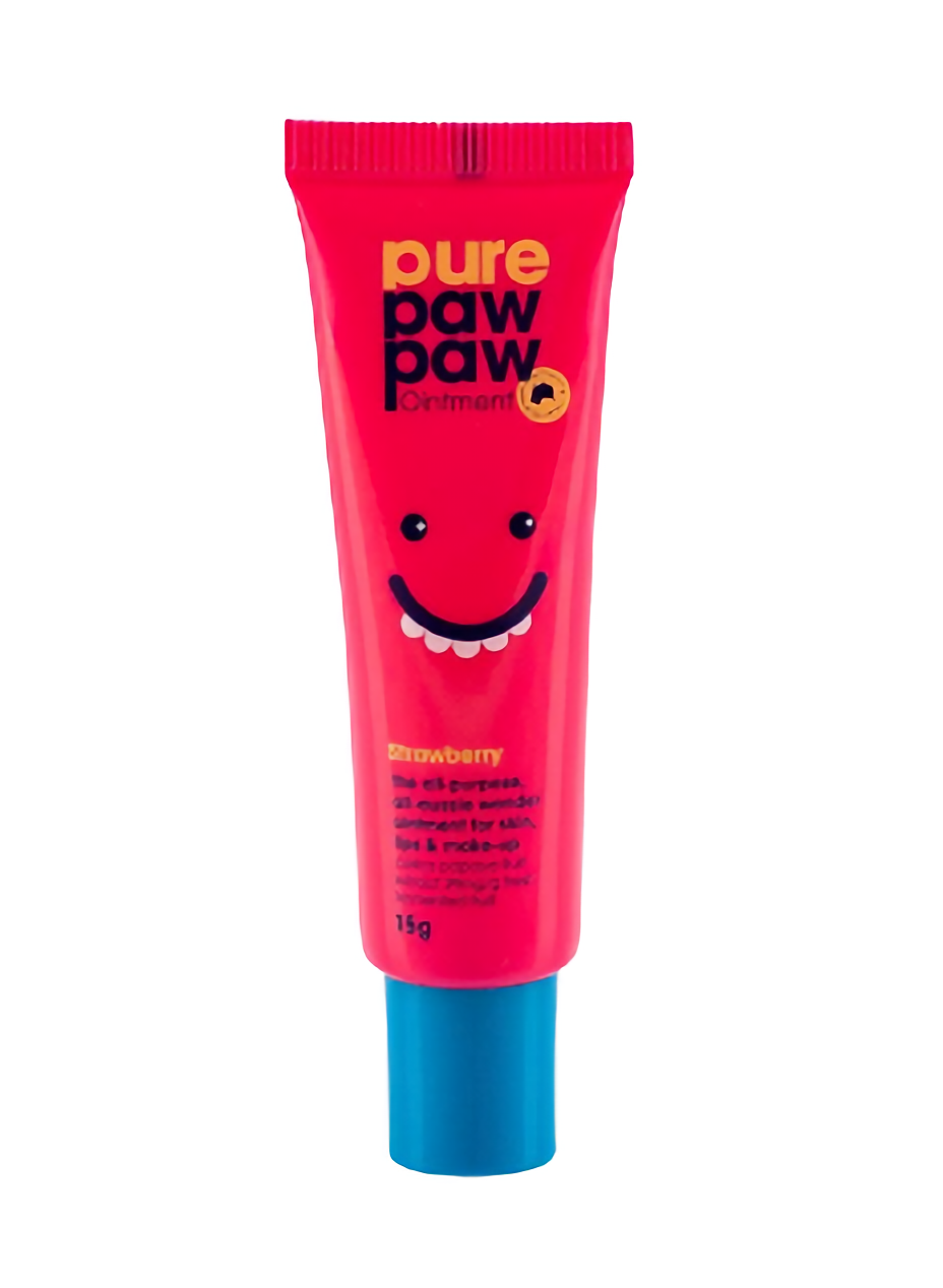 Бальзам Pure Paw Paw Strawberry для губ та тіла з ароматом полуничної смузі 15 г - фото 1