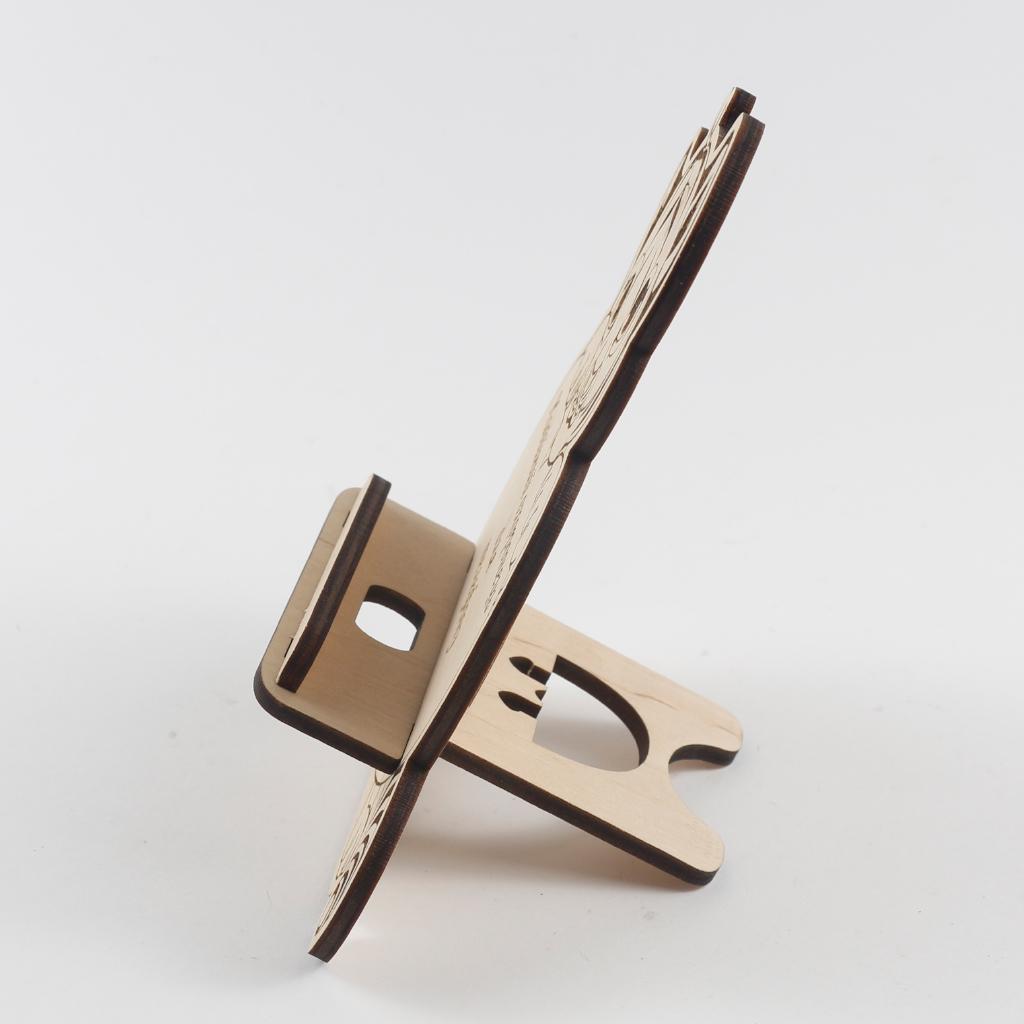 Підставка-тримач для телефону з дерева тигреня 1 (109 (03020112) - фото 7 Підставка-тримач для телефону з дерева тигреня 1 (109 (03020112) - фото 7