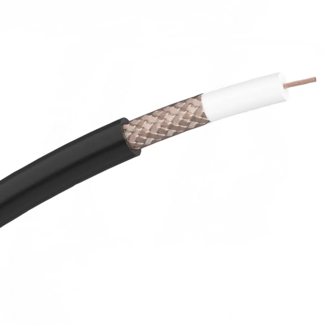 Кабель высокочастотный RG-174 AWG24 50 Ом 2,65 мм 0,48/1,5 7x0,16 мм G7 экран плетеный луженая медь 1 м (L01000A0009)