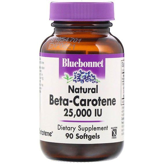 ᐉ Витамин A Bluebonnet Nutrition Beta Carotene 25.000 UI 90 Softgels ...