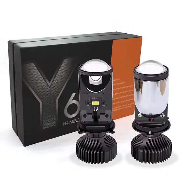 Авто-лампы LED RIAS Y6 H4 90Вт 5000K с линзой (4024) - фото 5