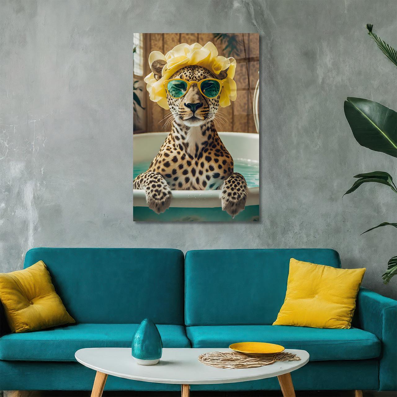 Картина на стекле NovellaPrint Стильный леопард 50х75 см (452.2) - фото 6