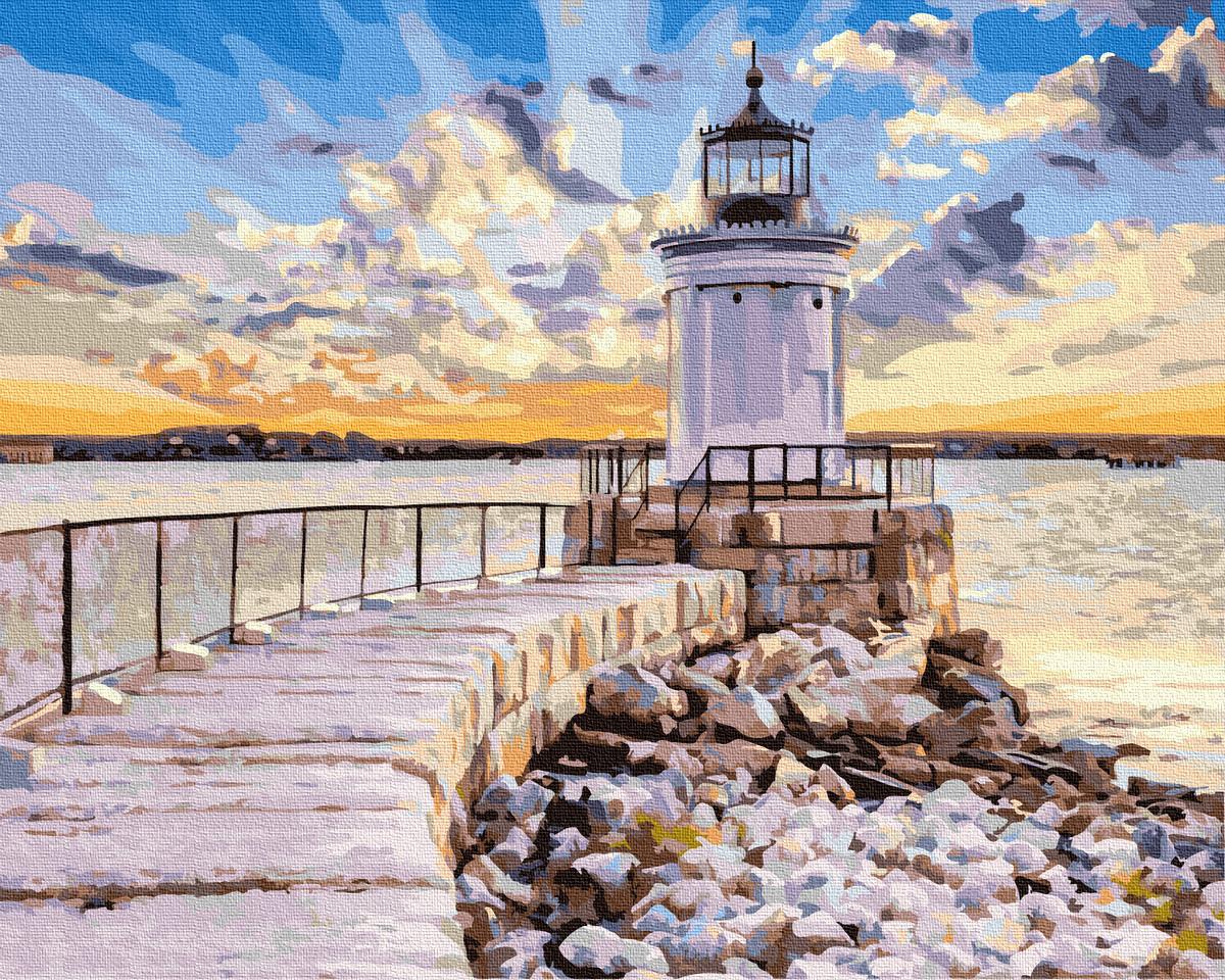 Картина по номерам Brushme Маяк в солнечном свете 40х50 см (BK-GX36123)