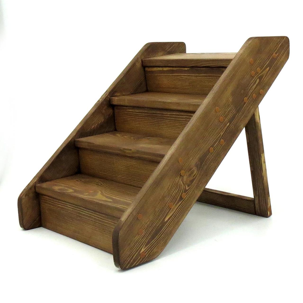 Сходи для собак з дерева Біндура Капучино (ТУС-000509) - фото 4 Сходи для собак з дерева Біндура Капучино (ТУС-000509) - фото 4