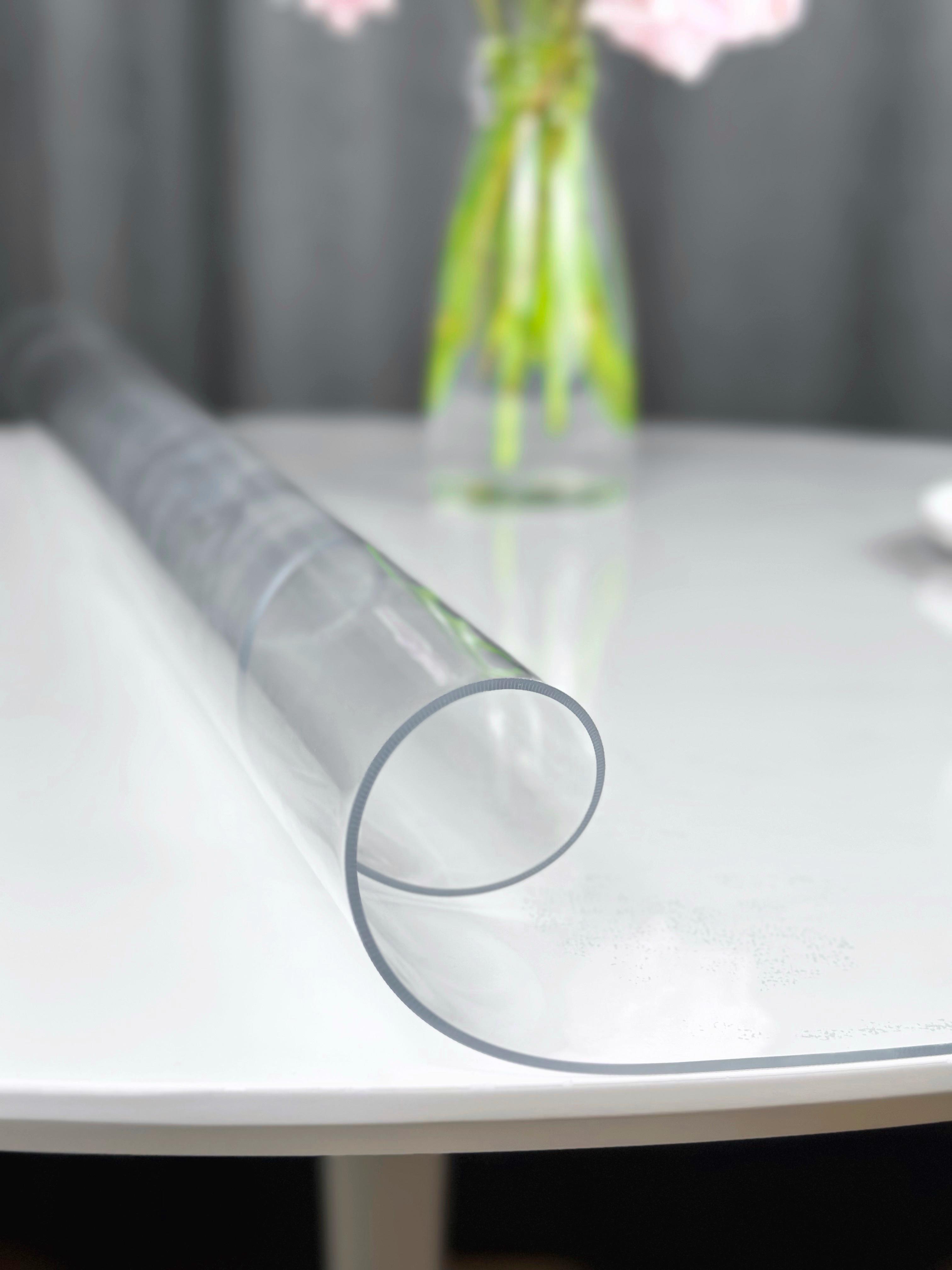 Скатертина силіконова Crystal м'яке скло 90х60 см/2 мм 2000 мікрон (1200-4)