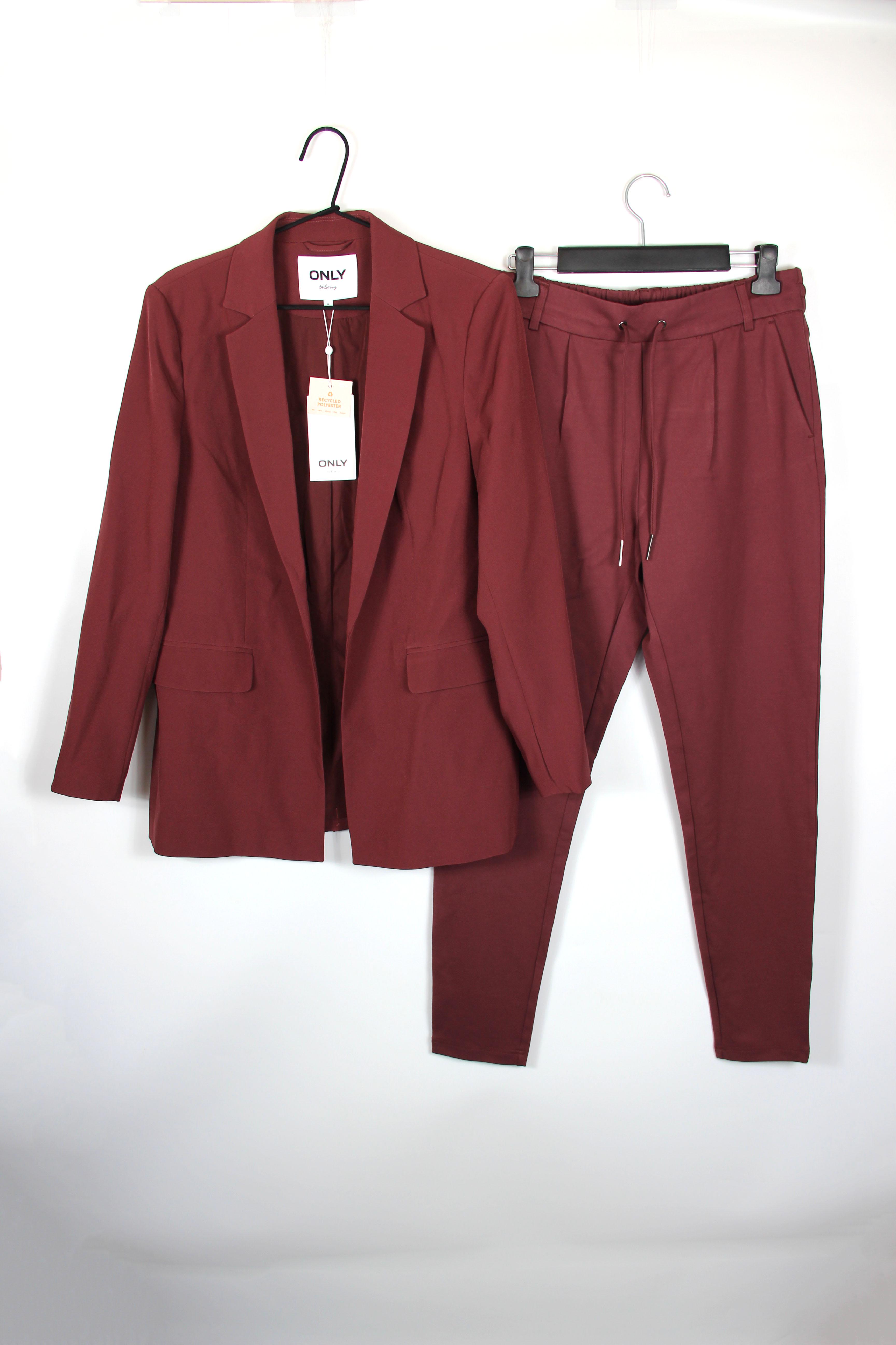 Костюм ONLY 15301347 р. 38 Бордовый