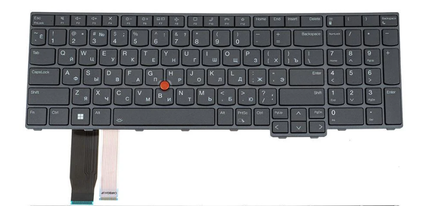 Клавиатура для ноутбука Lenovo ThinkPad L15 Gen 4 Storm gray (183347)