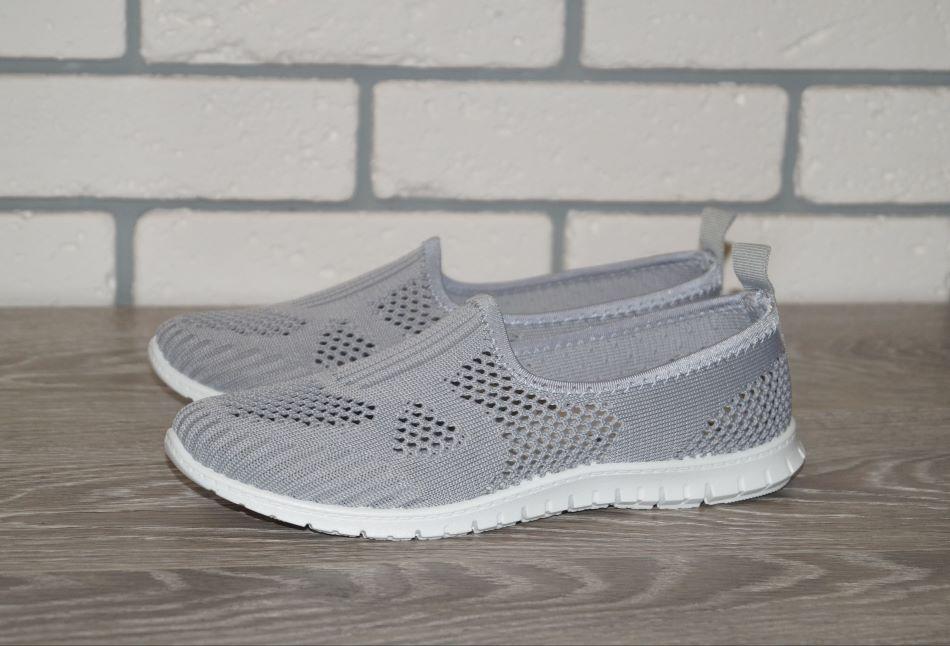 Слипоны Gipanis 40 р. 26 см Серый (30290-40)