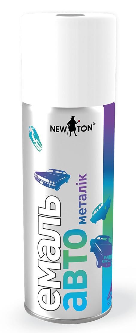 Автоэмаль с эффектом металлик New Ton 400 мл 92U Серебристо-серый Автоэмаль с эффектом металлик New Ton 400 мл 92U Серебристо-серый