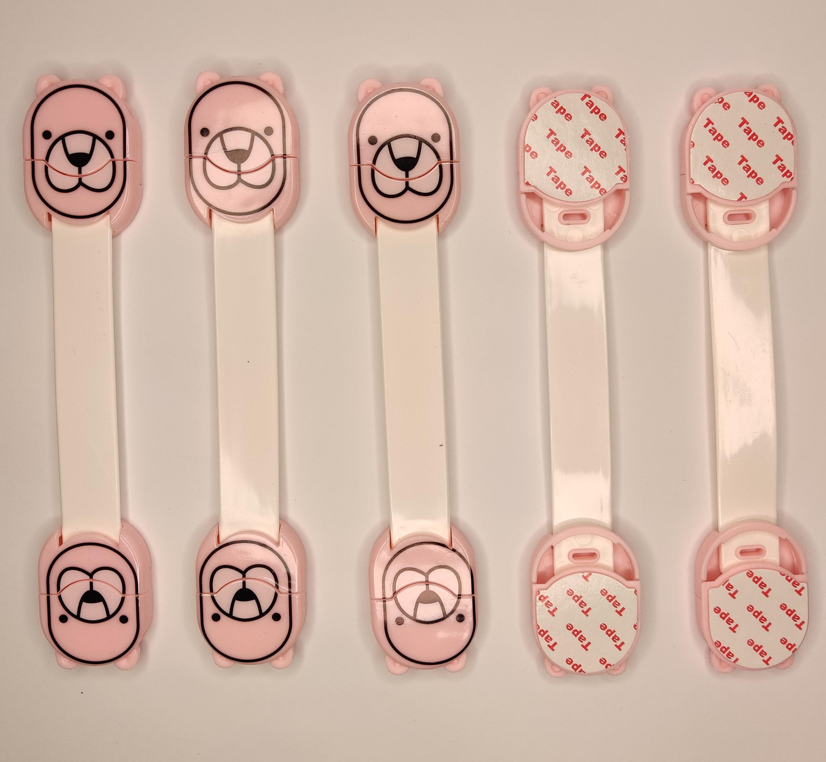 Захист на меблі від дітей Vela замок 5 шт Рожевий (00389) - фото 2 Захист на меблі від дітей Vela замок 5 шт Рожевий (00389) - фото 2