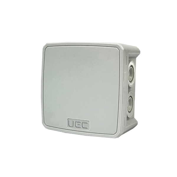 Распределительная коробка UEC 100x100x50 мм наружная 6 вводов IP65 Серый (JB-100-100-050-GF-IP65-GR)