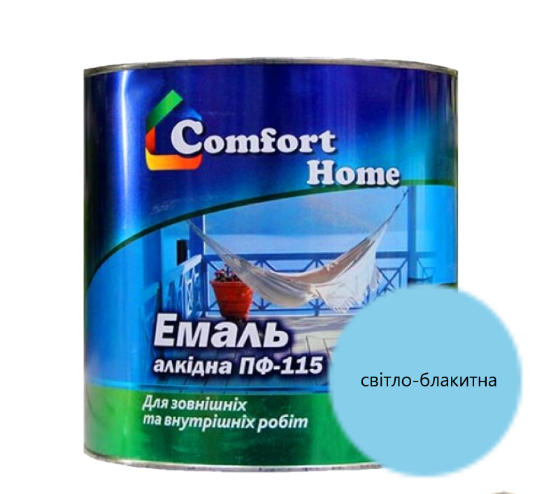 Емаль алкідна Comfort ПФ-115 2,8 кг Світло-блакитний