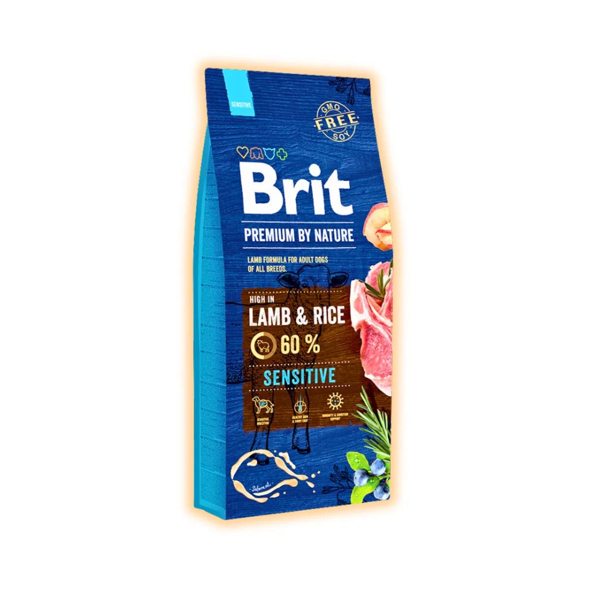 Корм сухой Brit Premium с ягненком для взрослых собак всех пород с чувствительным пищеварением 15 кг (32926836) Корм сухой Brit Premium с ягненком для взрослых собак всех пород с чувствительным пищеварением 15 кг (32926836)