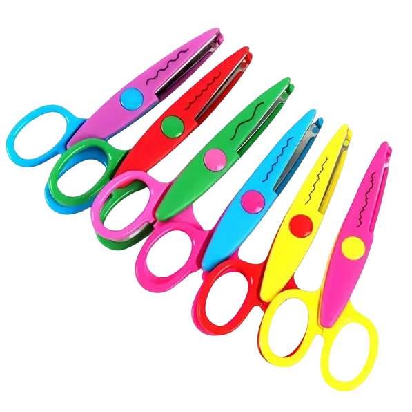 Набір ножиць із фігурними лезами 6 шт. (G00055) Набір ножиць із фігурними лезами 6 шт. (G00055)