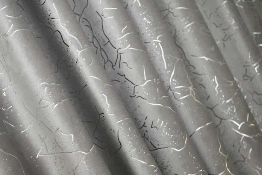 Бархат шторный Афина Серый (1318ш)