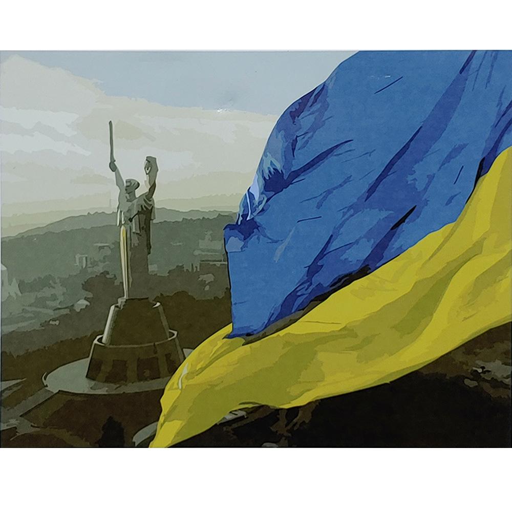 Картина за номерами Strateg Преміум Батьківщина Мати 40x50 см (SY6935) Картина за номерами Strateg Преміум Батьківщина Мати 40x50 см (SY6935)