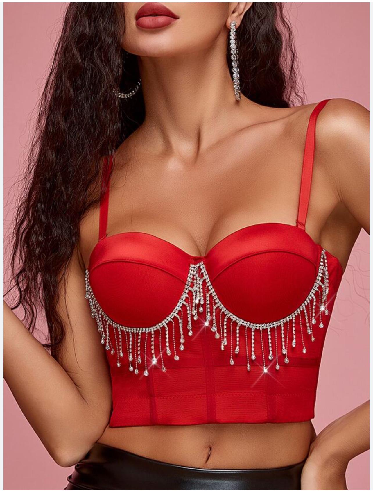 Корсет со стразами 80В (24647581)