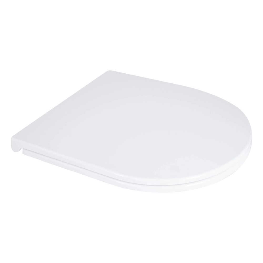 Сиденье для унитаза напольного Qtap Dove с микролифтом Slim Duroplast Quick Release QT06228380BW3 425x363x30 мм White (SD00053462)