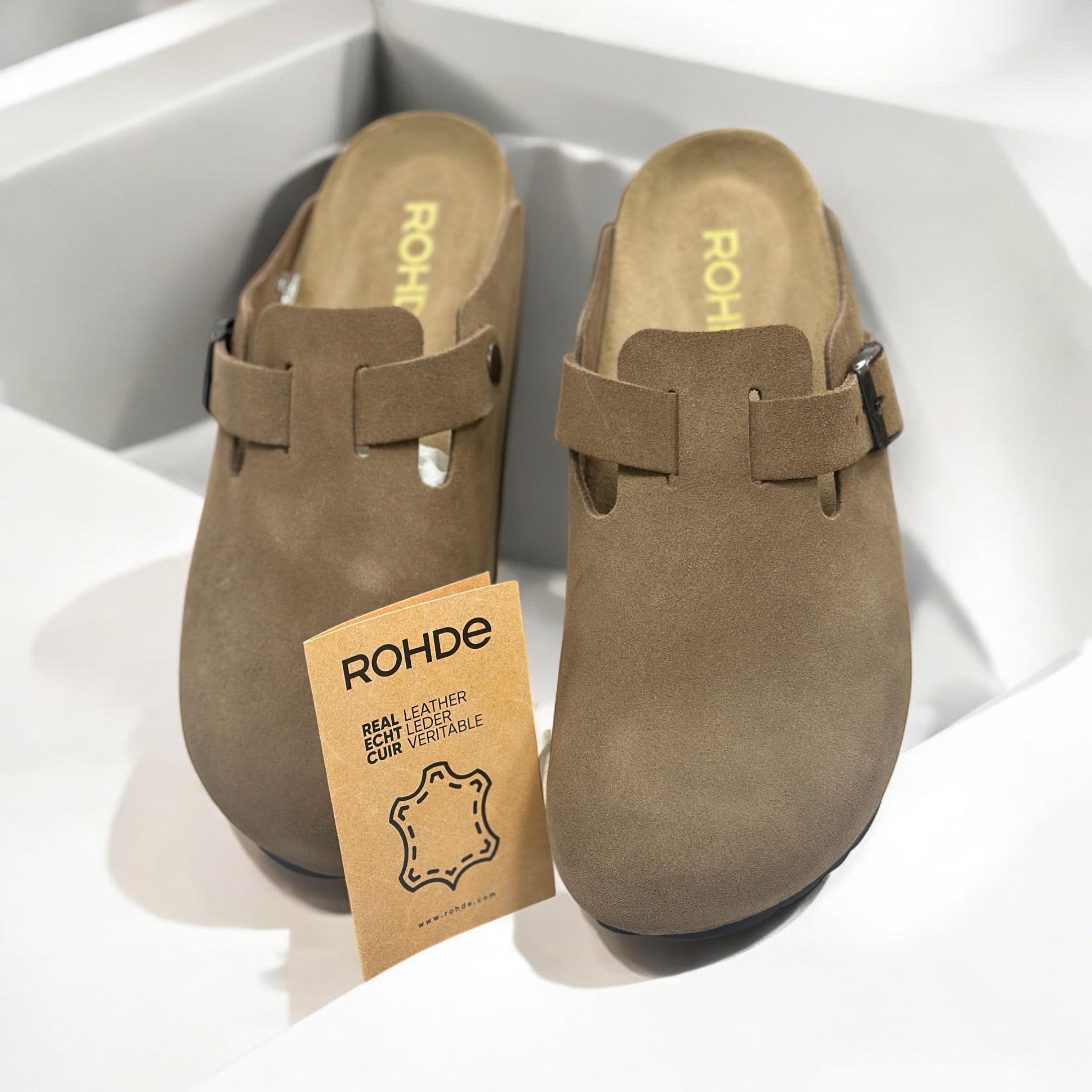 Сабо Rohde жіночі замшеві р. 39 Коричневий (6071..) - фото 2