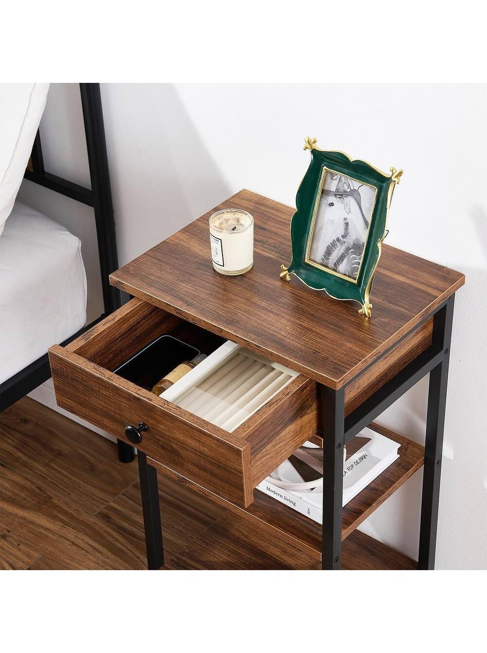 Тумбочка прикроватная высокая MSM VECELO (a105) - фото 4 Тумбочка прикроватная высокая MSM VECELO (a105) - фото 4