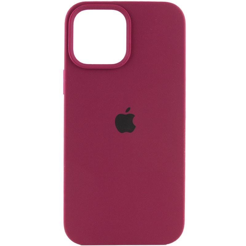 Противоударный Чехол Silicone Case Full Protective (AA) для Apple iPhone 15 Plus (6.7") Бордовый / Maroon