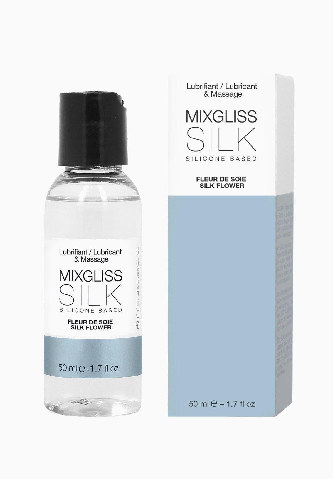 Лубрикант на силиконовой основе MixGliss SILK-FLEUR DE SOIE с цветочным ароматом 50 мл (SO1361)