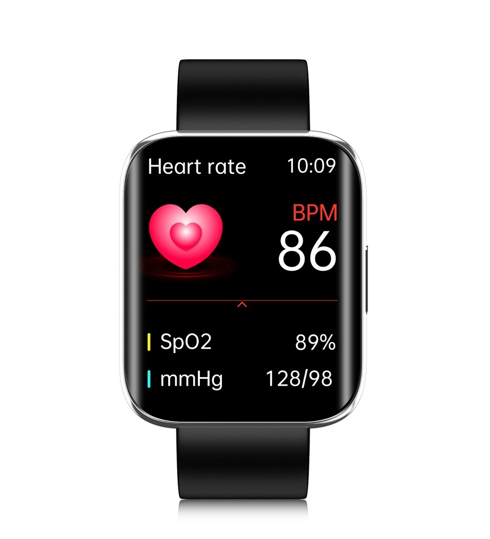 Смарт-часы сенсорные Lemfo S216 с пульсоксиметром и измерением давления Черный