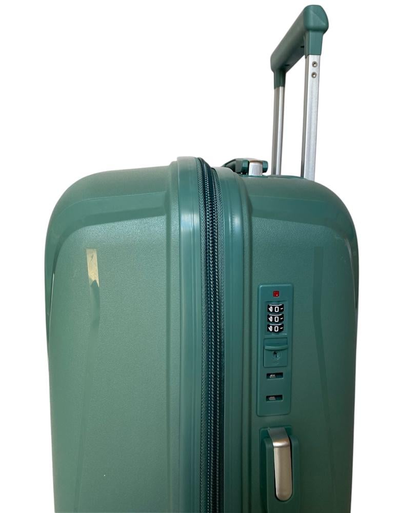 Чемодан средний Madisson Snowball 51103 полипропилен M Бирюзовый - фото 3