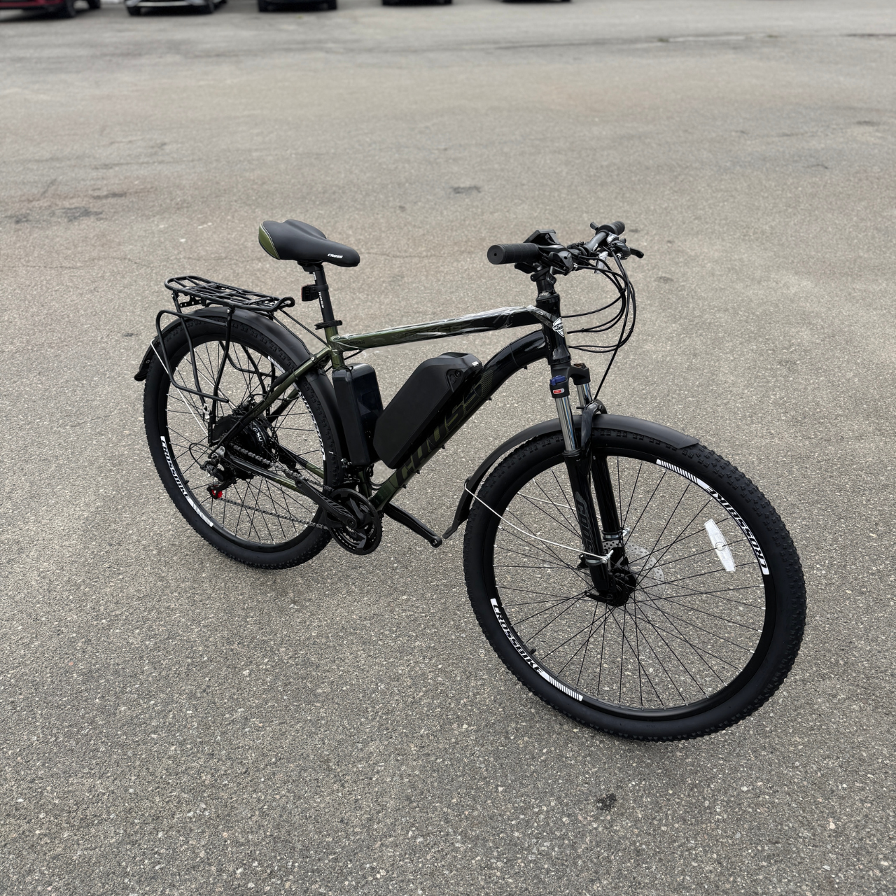 Велосипед с Е-комплектом с багажником Flash 2025 29" 48 В 500 Вт MXSUS 24 Ah до 85 км запас хода дисплей LSD10 Pas-ассистент Велосипед с Е-комплектом с багажником Flash 2025 29" 48 В 500 Вт MXSUS 24 Ah до 85 км запас хода дисплей LSD10 Pas-ассистент