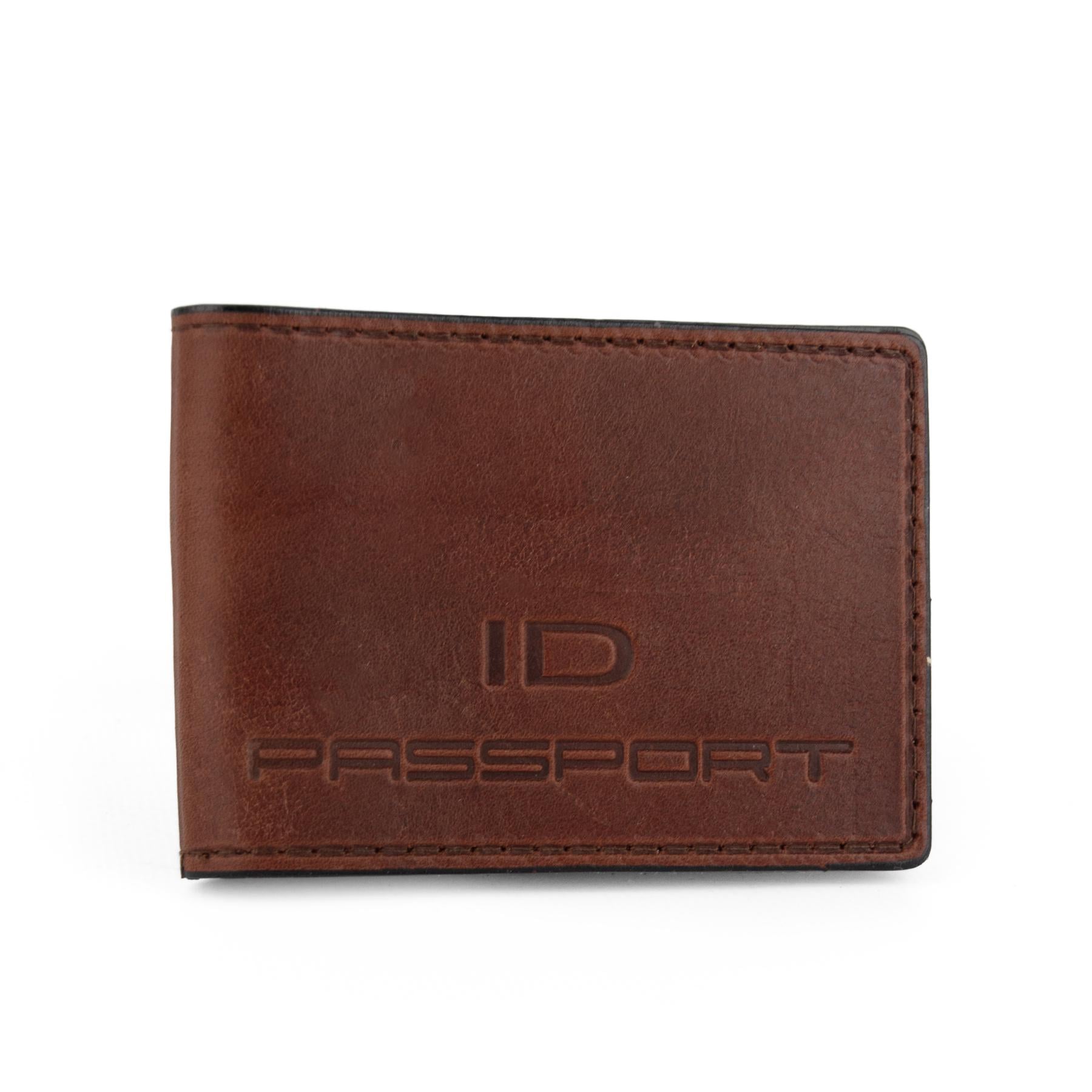 Обложка на ID паспорт и права HC0025 кожаная Светло-коричневый (2085274071)