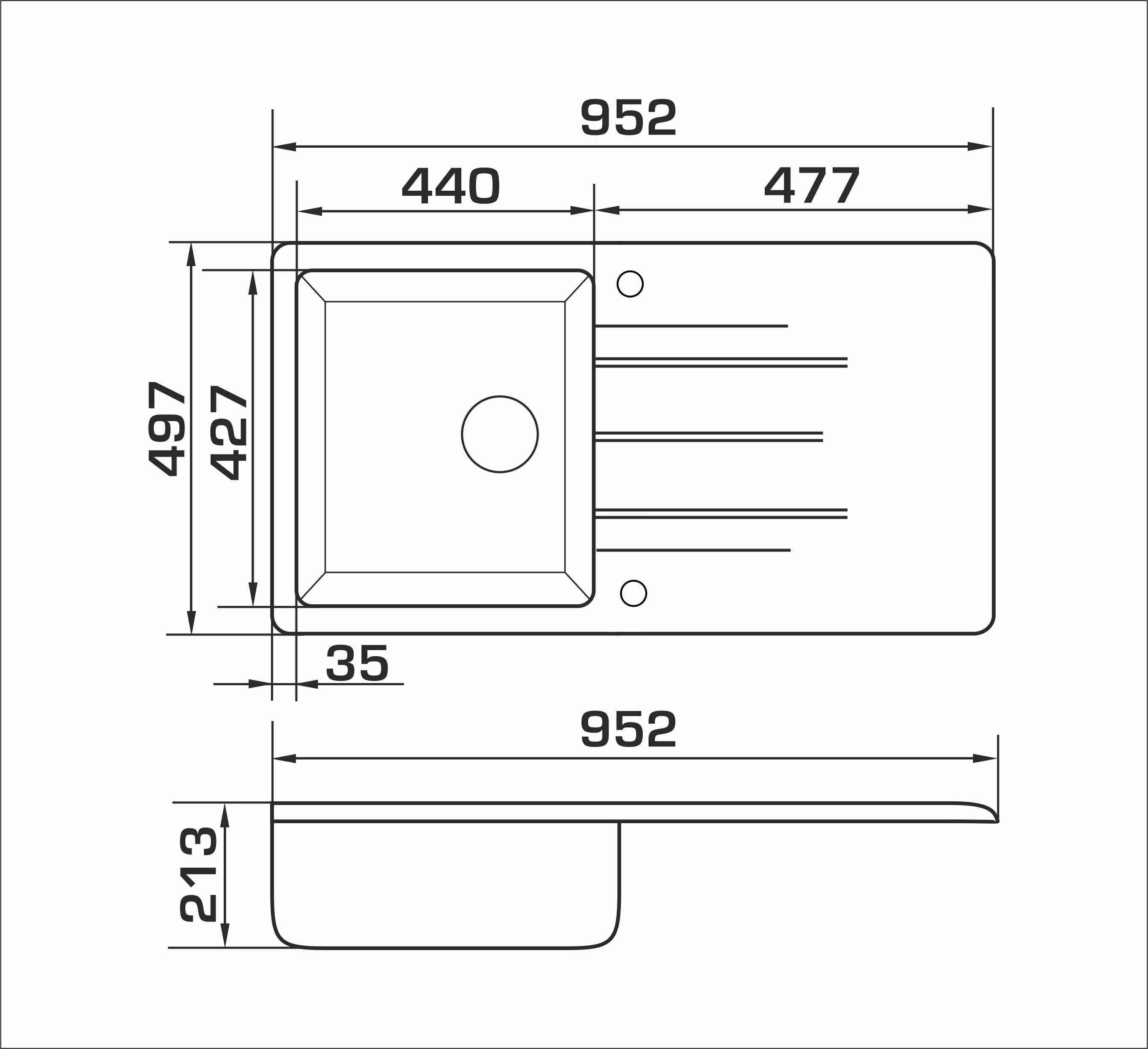 Мойка Granado MORA White - фото 2 Мойка Granado MORA White - фото 2