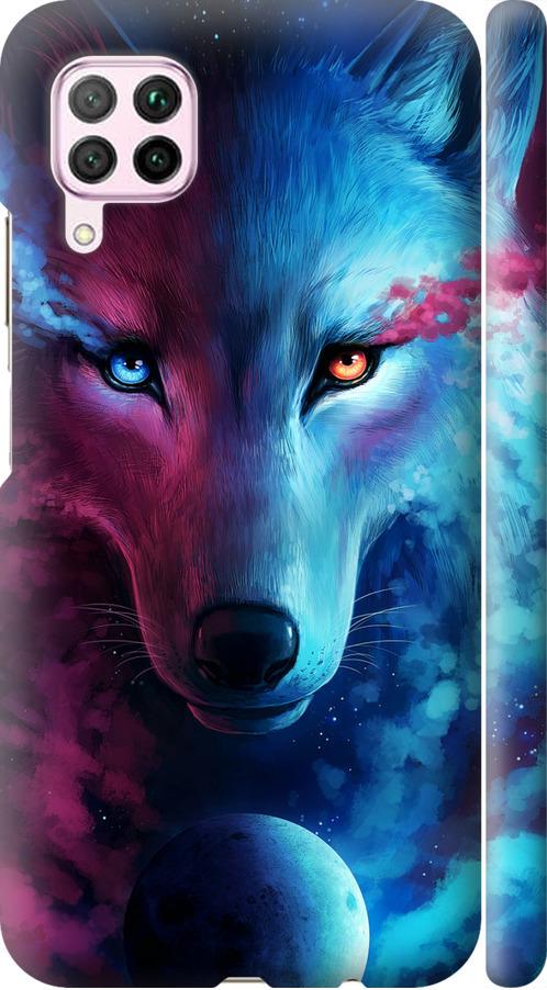 Чехол на Huawei Nova 6SE Арт-волк (3999c-1823-42517)
