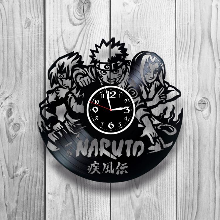 Часы настенные Naruto 0376 из виниловой пластинки