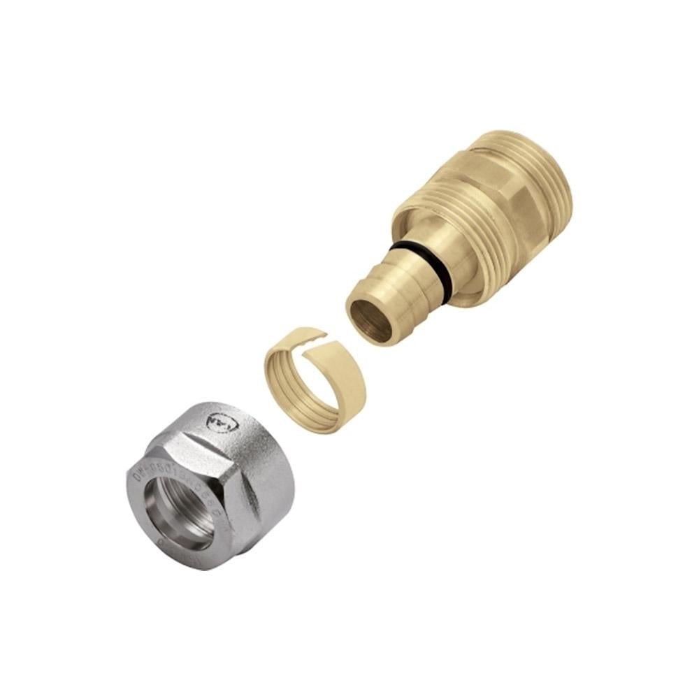 Соединитель зажимной KAN Push 14x2 G1/2" РЗ (AKV-1110045004)