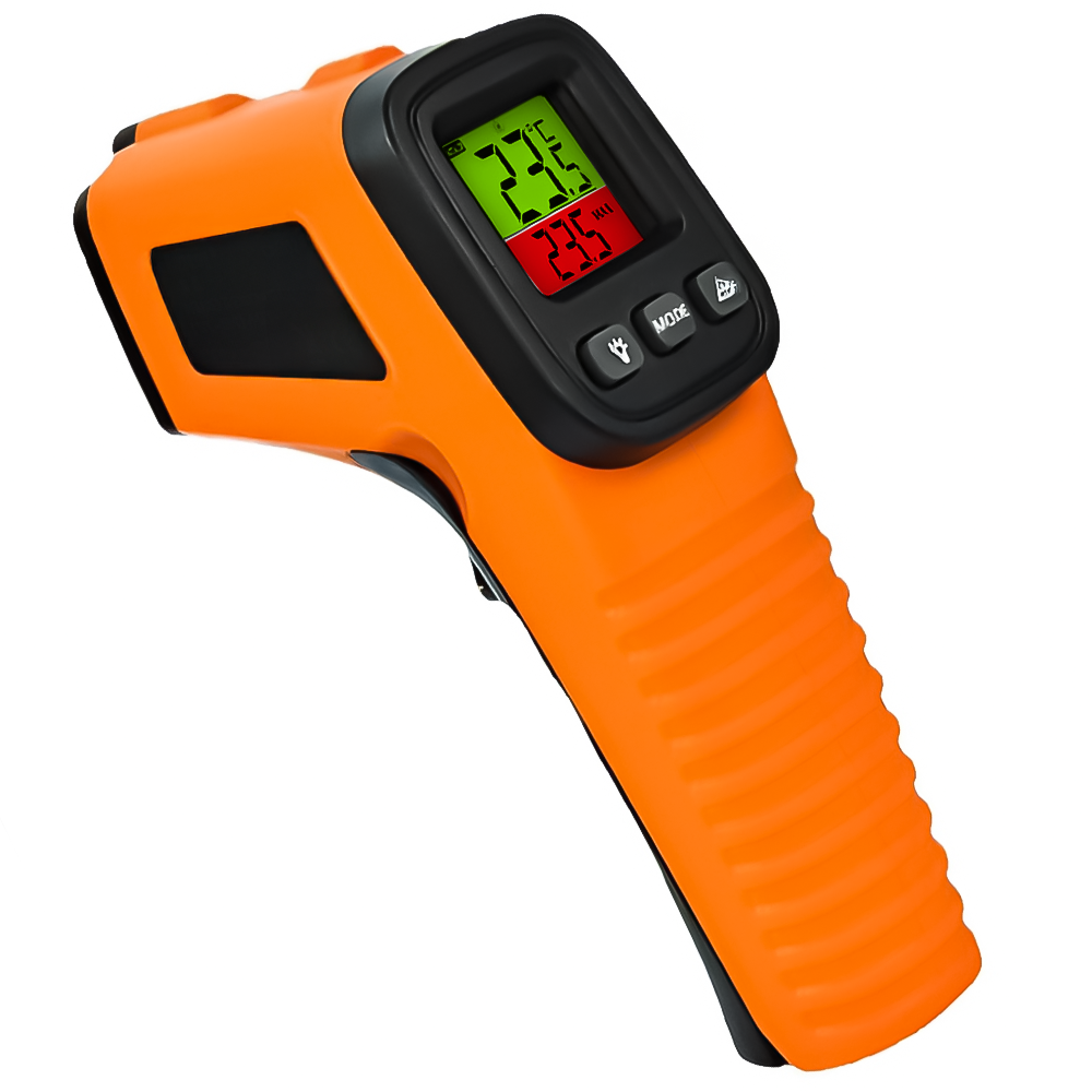 Пірометр інфрачервоний Digital Lion CX6014 безконтактний з лазерним прицілом та кольоровим дисплеєм -50 до 550°C (28587423)