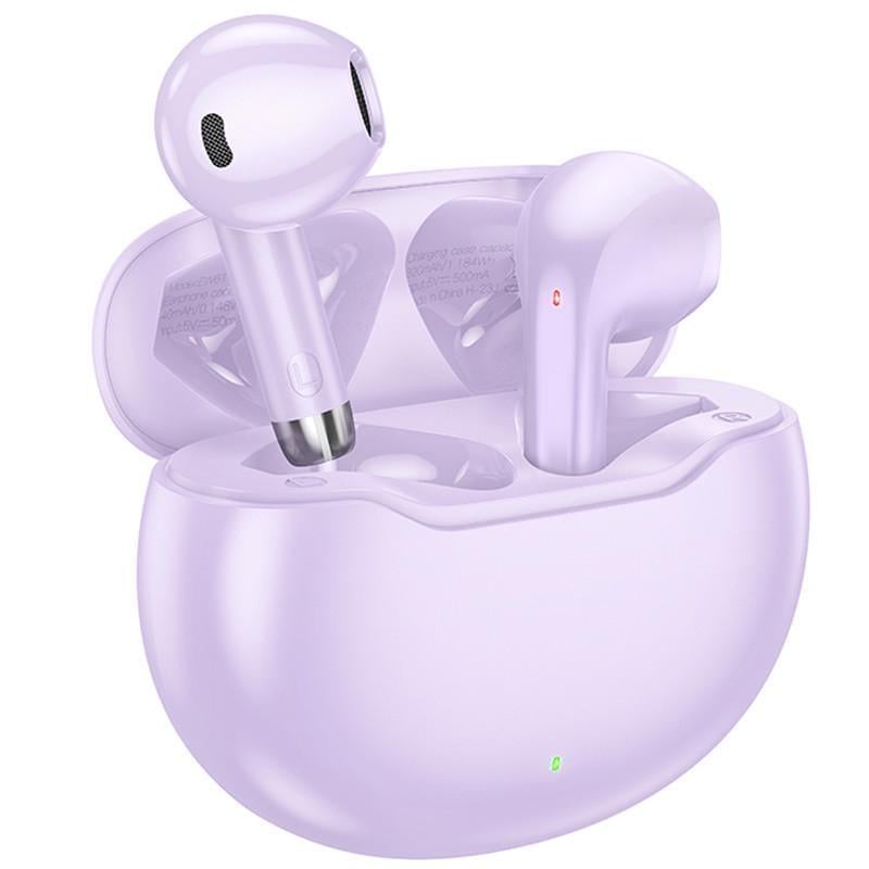 Наушники беспроводные TWS Hoco EW61 June Purple (00000069128_2)