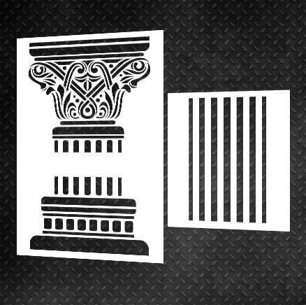 Трафарет многоразовый DFA Геометрия 60 для штукатурки и краски (G00060) Трафарет многоразовый DFA Геометрия 60 для штукатурки и краски (G00060)